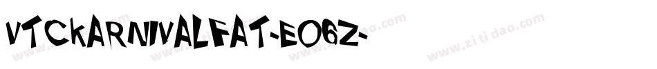 VtcKarnivalFat-Eo6z字体转换