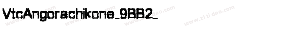 VtcAngorachikone-9BB2字体转换