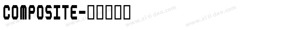 Composite字体转换