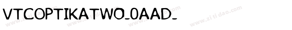 VtcOptikatwo-0aad字体转换