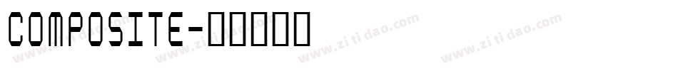 Composite字体转换