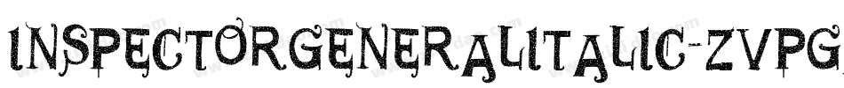 InspectorGeneralItalic-ZVpgK字体转换