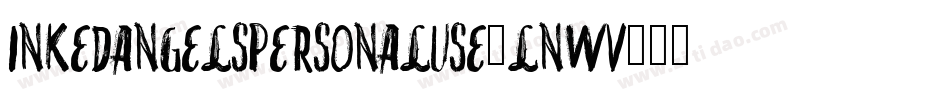 InkedAngelsPersonalUse-lnWV字体转换