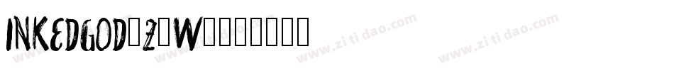 InkedGod-z9W1字体转换