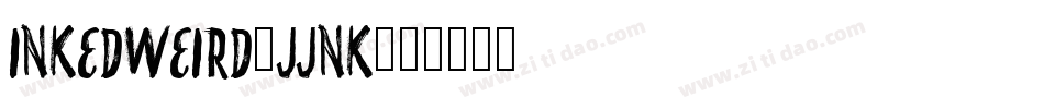 InkedWeird-JJnK字体转换