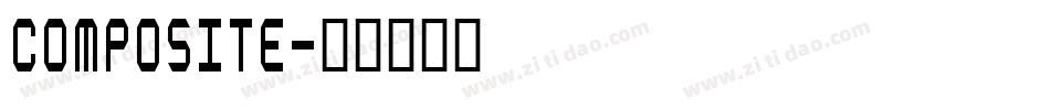 Composite字体转换