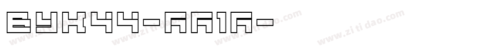 Vuk44-WL1E字体转换