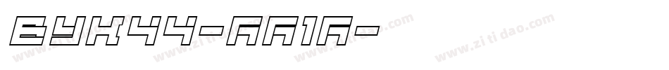Vuk44-WL1E字体转换