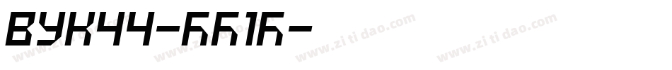 Vuk44-WL1E字体转换