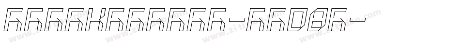 Abrakadabra-DO08E字体转换