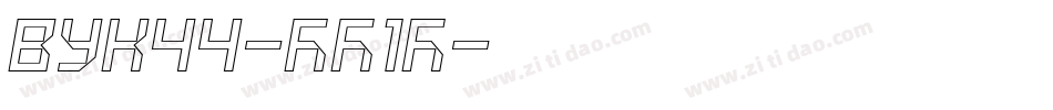 Vuk44-WL1E字体转换