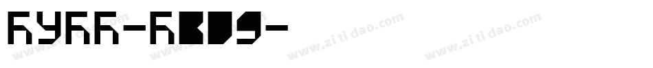 Suze-rv09字体转换