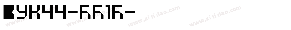 Vuk44-WL1E字体转换