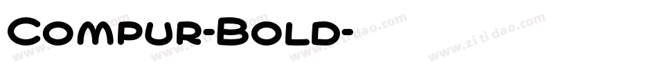 Compur-Bold字体转换