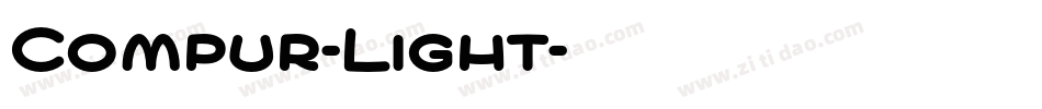 Compur-Light字体转换