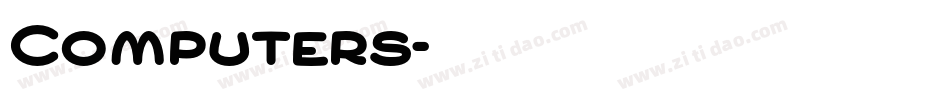 Computers字体转换