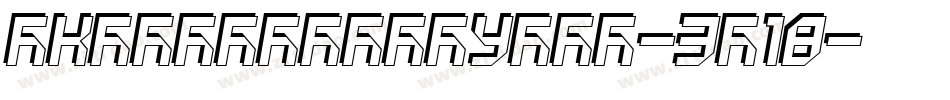 ZkratchyRegular-3m18字体转换