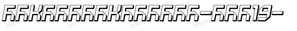 MakenBookItalic-axp19字体转换