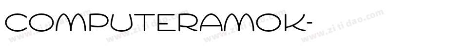 COMPUTERAMOK字体转换