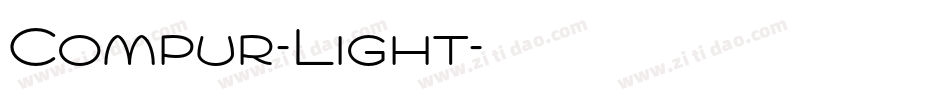 Compur-Light字体转换