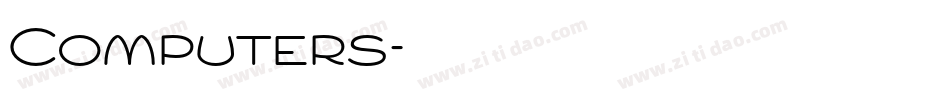 Computers字体转换