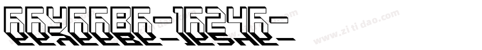 Clusive-1G24B字体转换