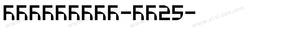 GagedaOld-mO25字体转换