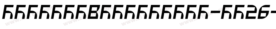 CrimewavebbItalic-eD26字体转换