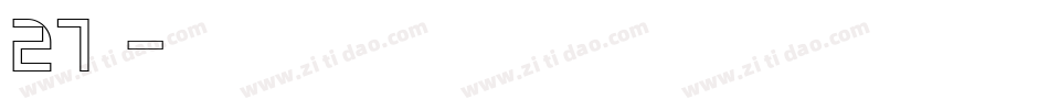 27字体字体转换