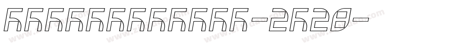 WiegelLatein-2g28字体转换