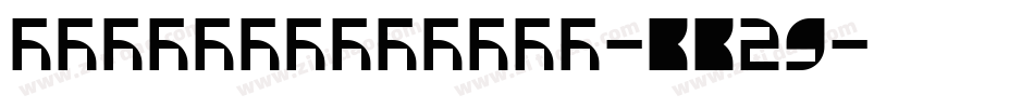 FradleyNarrow-vv29字体转换