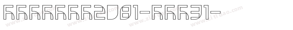 ACRYLIC2081-ALP31字体转换