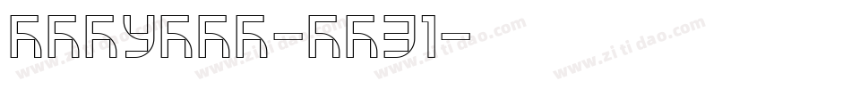 Nicurls-DB31字体转换