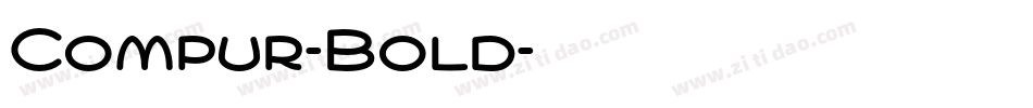 Compur-Bold字体转换