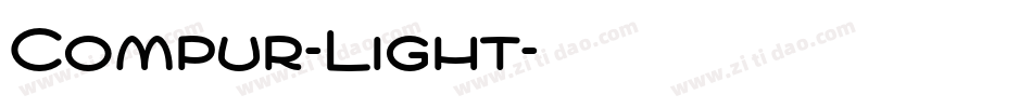 Compur-Light字体转换