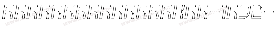 FrostbittenWanker-1R32字体转换