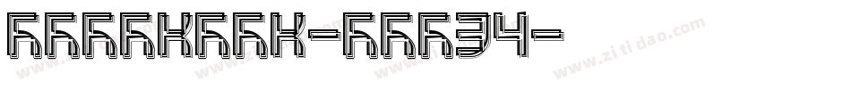 Blackink-owX34字体转换