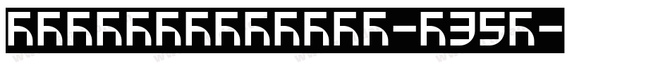 MilfordHollow-r35B字体转换