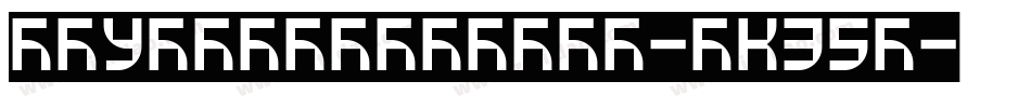 NauraSlantDemo-PK35x字体转换
