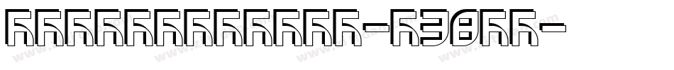 Eightiesfree-x38GO字体转换
