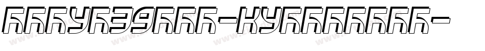 zihun39hao-kuailefei字体转换