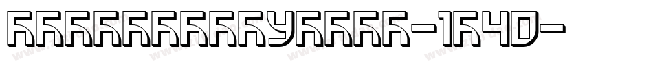 AlphaSilouette-1G40字体转换