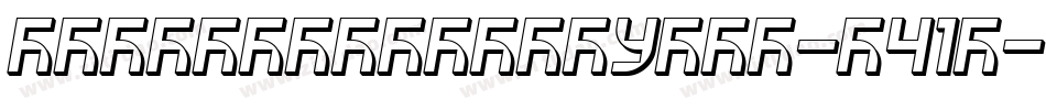 NexzieFontRegular-z41D字体转换