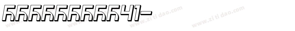 corelfont41字体转换
