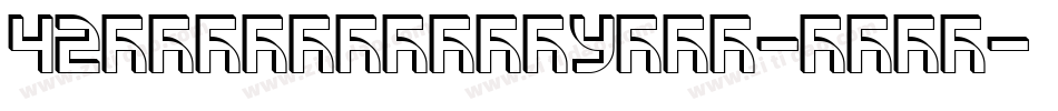 42StencilRegular-yAdY字体转换
