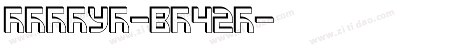 Bensue-VG42e字体转换