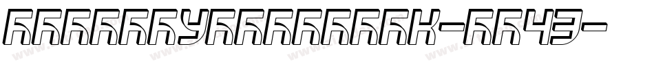 DelinquentBlack-DY43字体转换