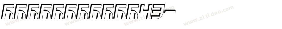 coresansnsc43字体转换