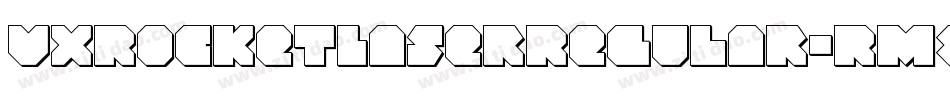 VxRocketLaserRegular-Rm86字体转换