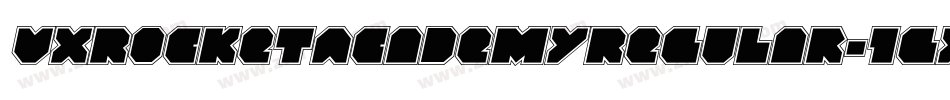 VxRocketAcademyRegular-1gy4字体转换